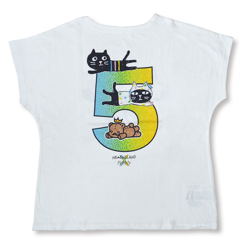 【NEW ENGLAND×Pebblyコラボ】Me&Yo 5 NEW ENGLANDベアTシャツ