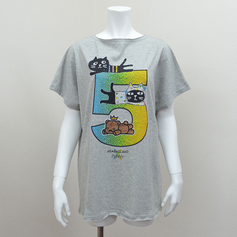 【NEW ENGLAND×Pebblyコラボ】Me&Yo 5 NEW ENGLANDベアTシャツ