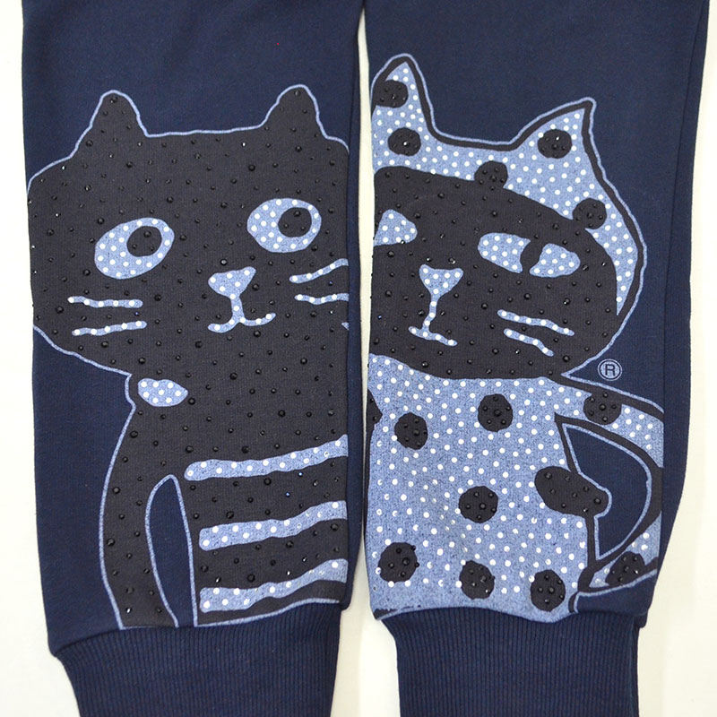 キャッツフェイスウォームスウェットパンツ