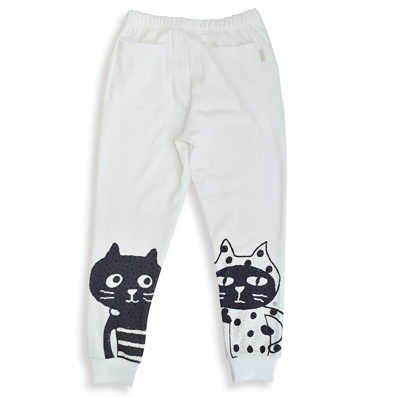 キャッツフェイスウォームスウェットパンツ