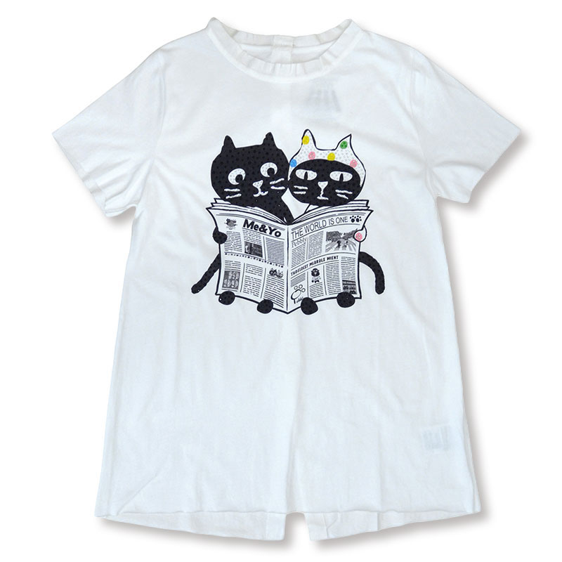 Me&YoニュースペーパーTシャツ