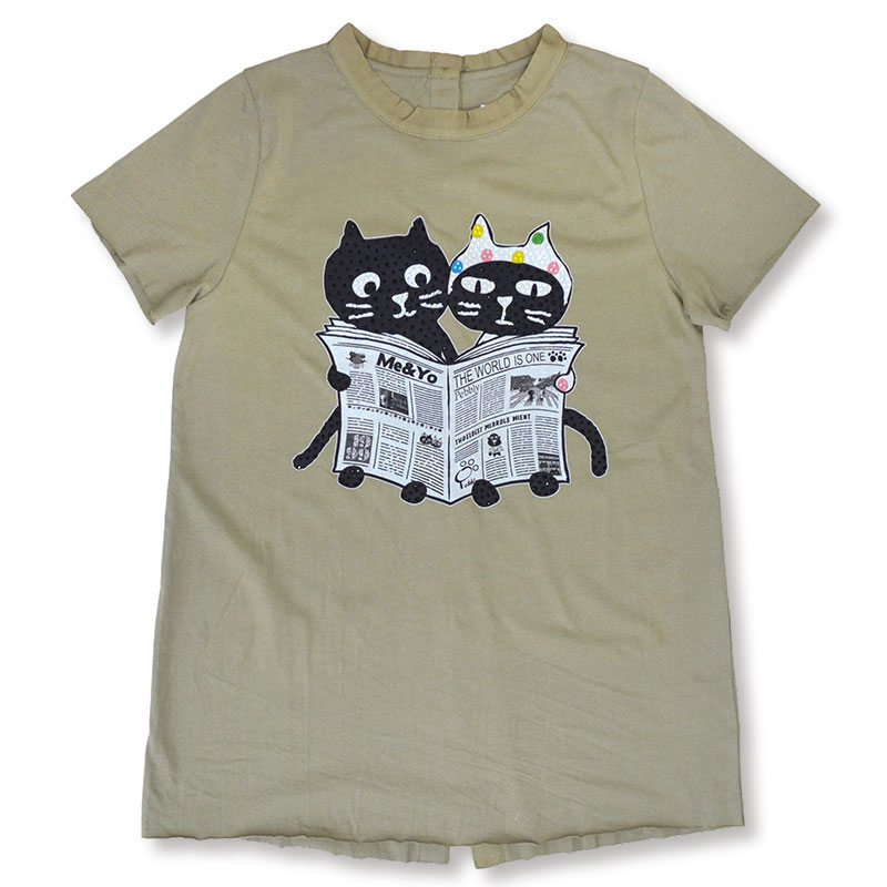 Me&YoニュースペーパーTシャツ