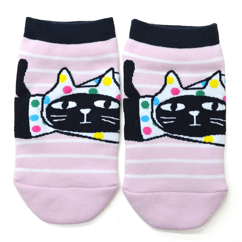 【NEW ENGLAND×Pebblyコラボ】Me&Yoテディベアスライドボーダーソックス