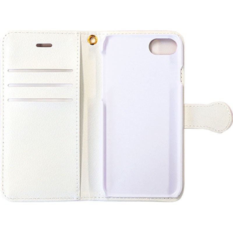 【オンライン限定商品】Yellow Dots Cats Friends手帳型iPhoneケース