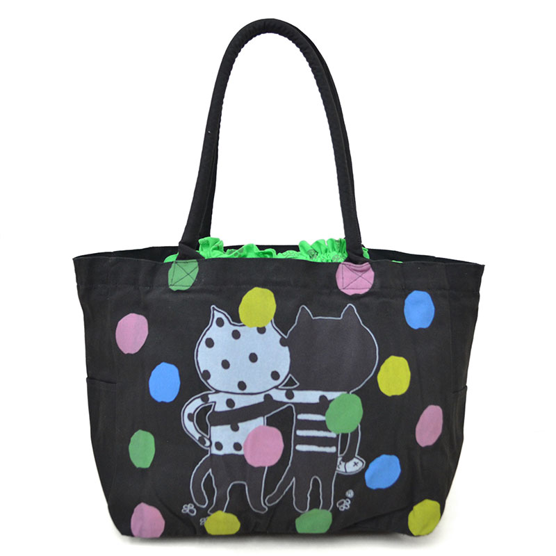 キャッツフレンズカラフルドットLバッグ