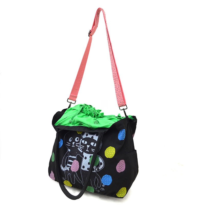 キャッツフレンズカラフルドットLバッグ