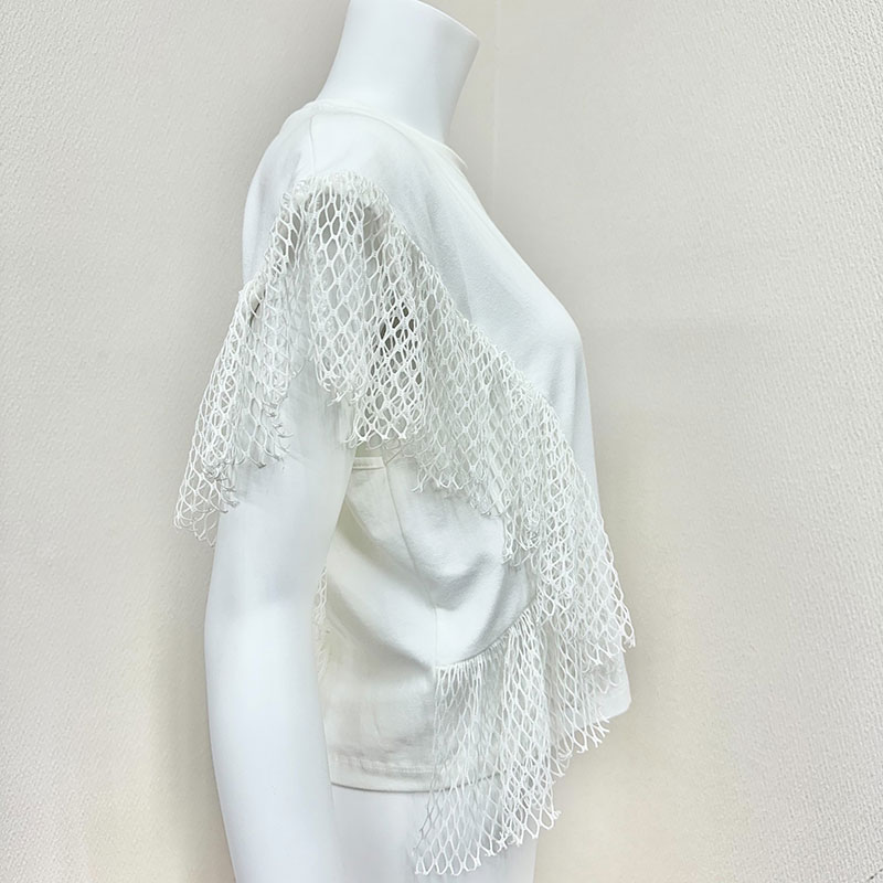 【インポート】[DIXIE]メッシュフリルTシャツ