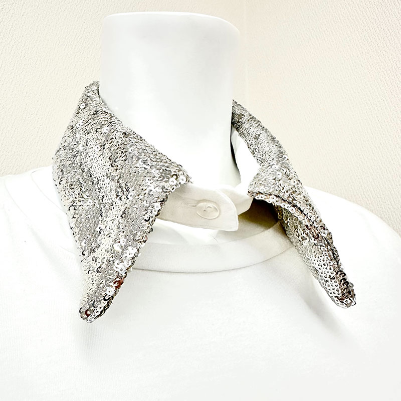 【インポート】[MOTEL]スパンコール衿付きTシャツ