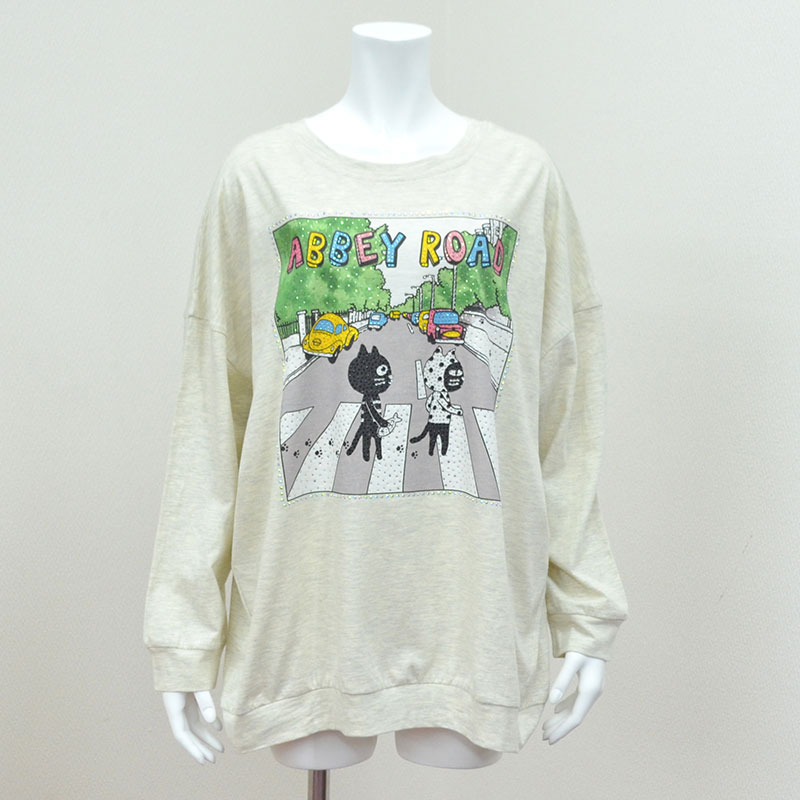 キャッツフレンズロードロングTシャツ