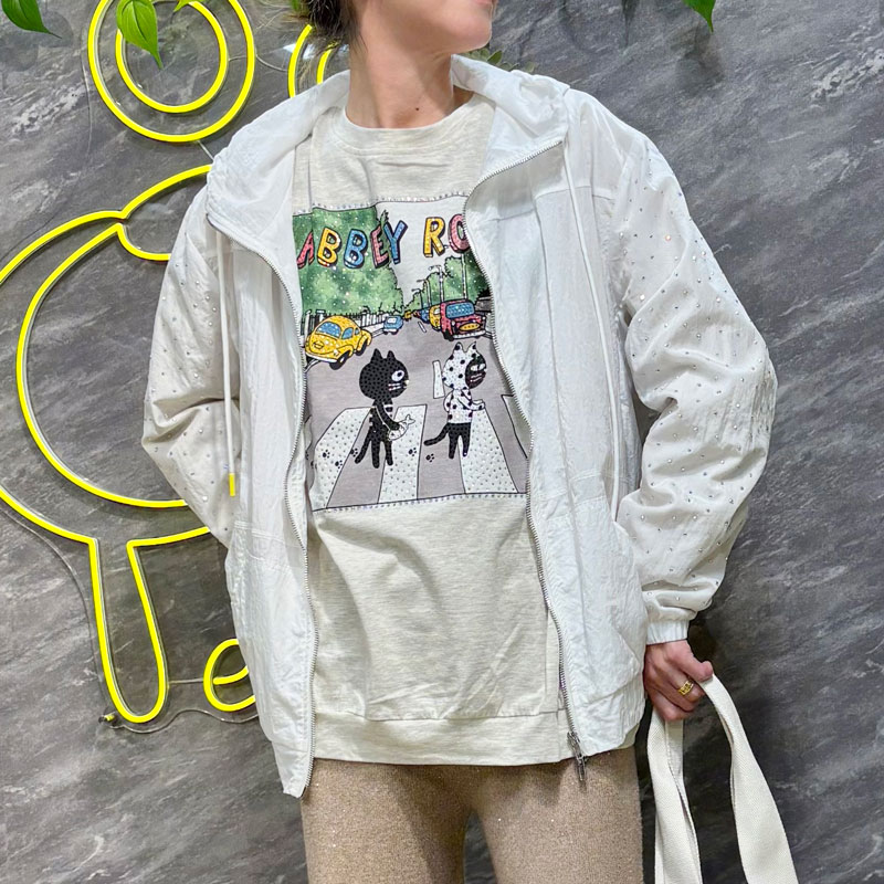 キャッツフレンズロードロングTシャツ