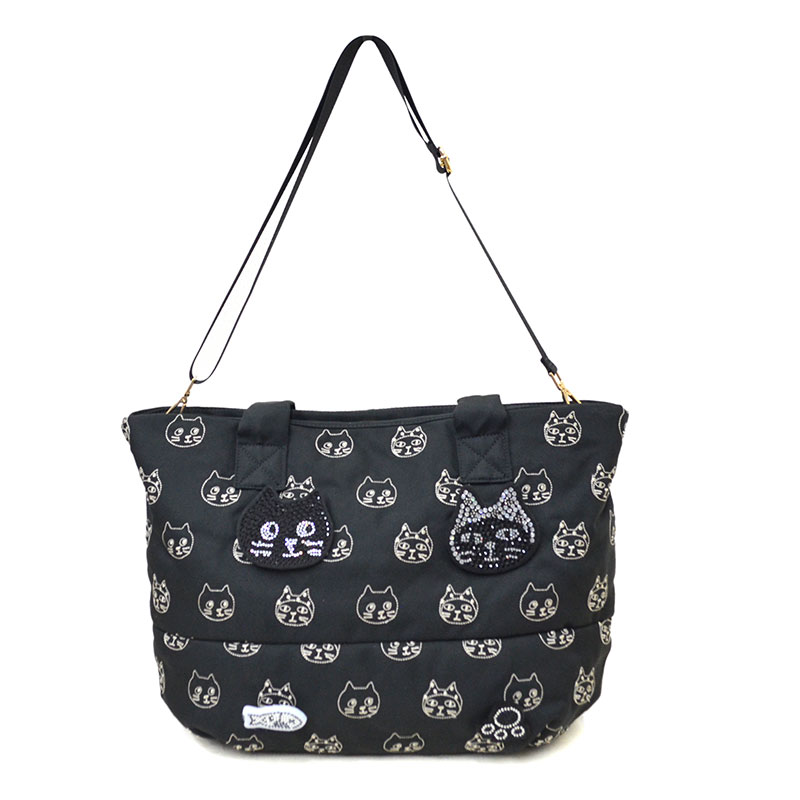 Me&Yoラインフェイスパディング Lバッグ