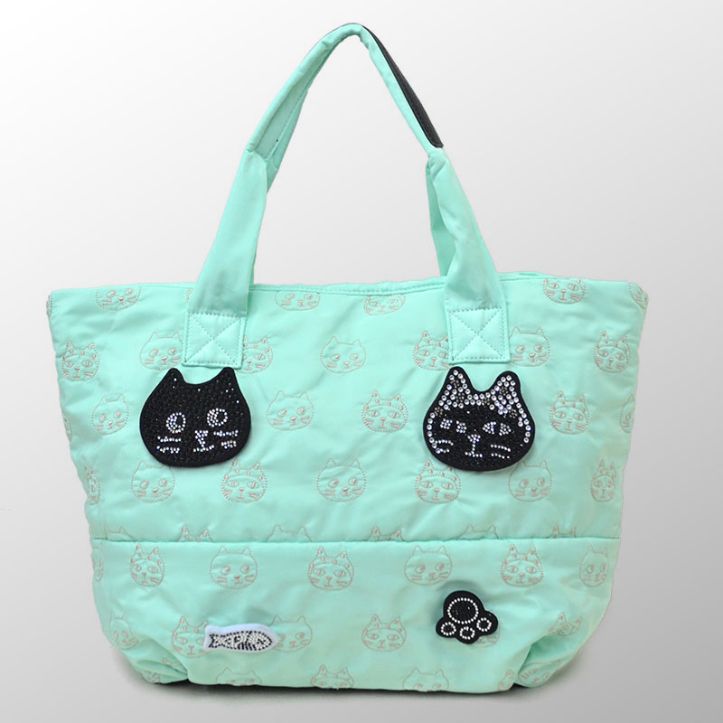 Me&Yoラインフェイスパディング Lバッグ