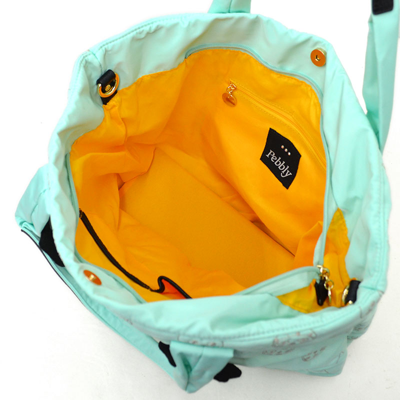 Me&Yoラインフェイスパディング Lバッグ