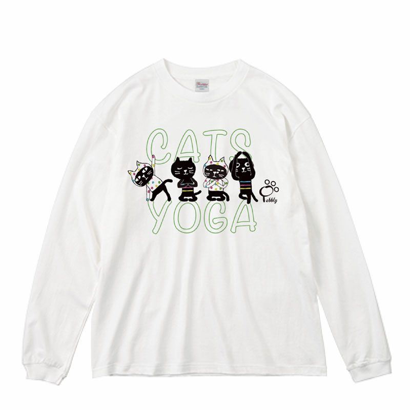 【オンライン限定商品】Me&YoCATSYOGAロングTシャツ
