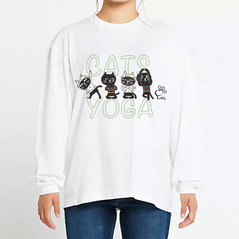 【オンライン限定商品】Me&YoCATSYOGAロングTシャツ