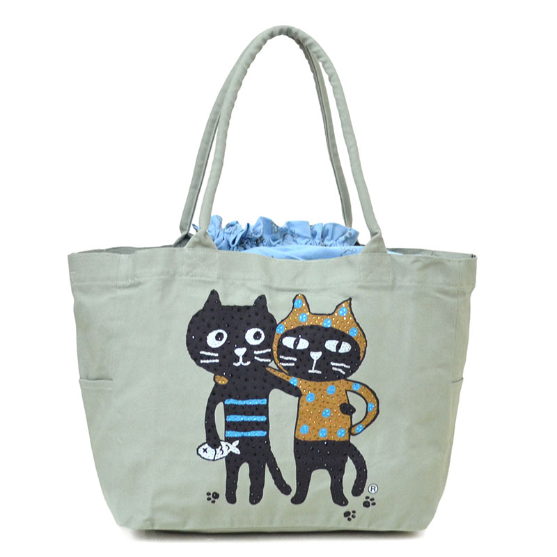カラフルキャッツフレンズLバッグ