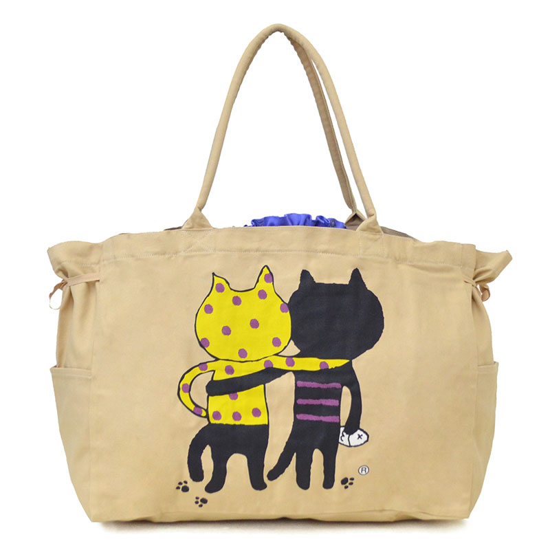 カラフルキャッツフレンズXLバッグ
