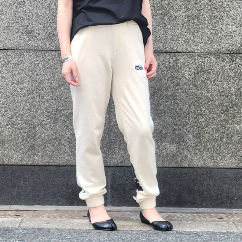 キャッツフェイスバックスウェットパンツ