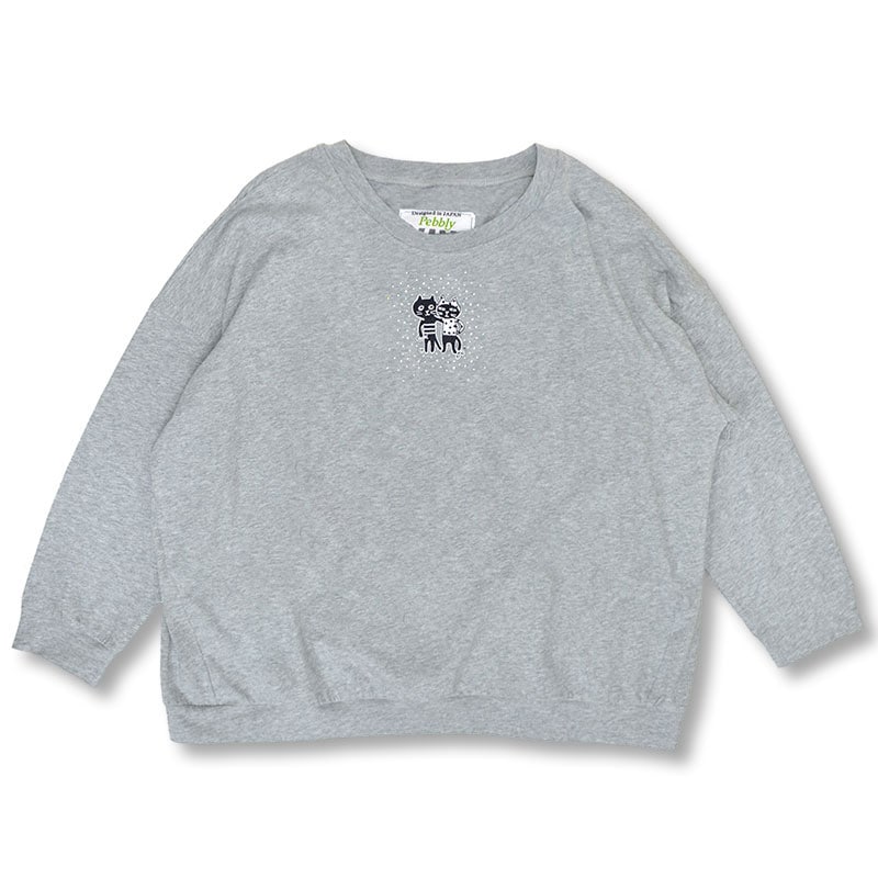 キャッツフレンズエンブロイダリーロングTシャツ