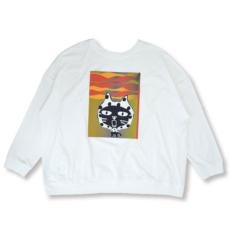 MeパールYoスクリームロングTシャツ