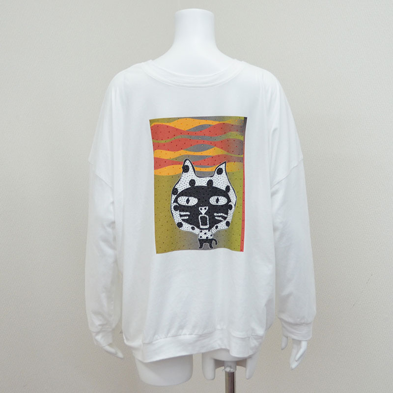 MeパールYoスクリームロングTシャツ