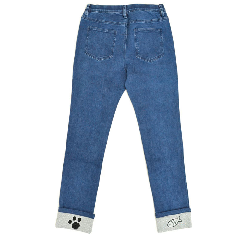 Me&Yoロールアップデニムパギンス