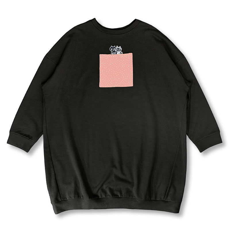 キャッツフレンズエンブロイダリースウェットワンピース