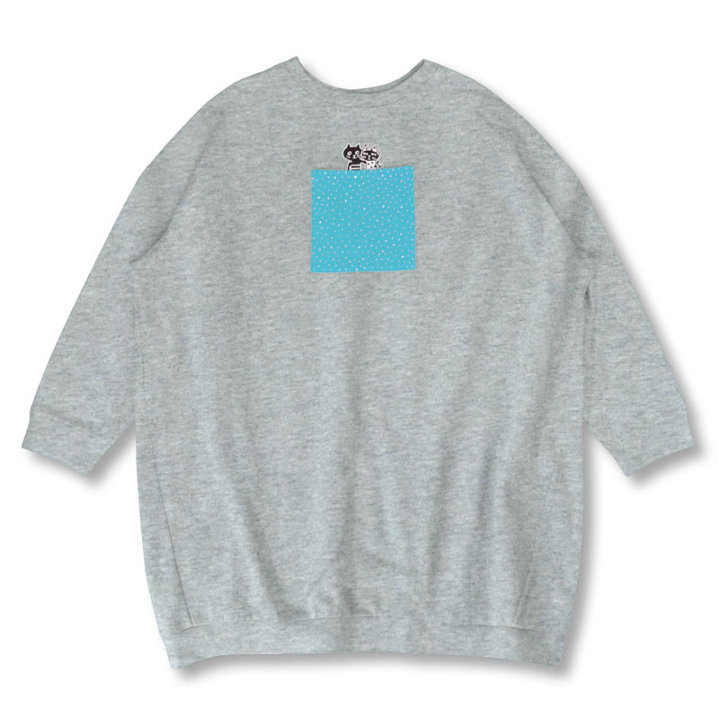 キャッツフレンズエンブロイダリースウェットワンピース