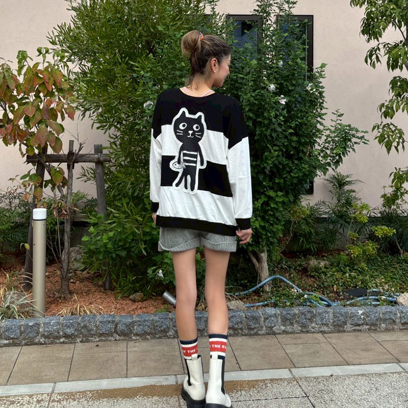 Me&YoボディフィッシュロングTシャツ