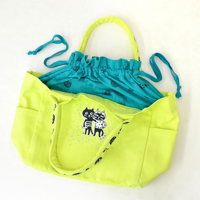 キャッツフレンズエンブロイダリーMバッグ