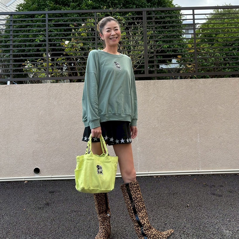 キャッツフレンズエンブロイダリーMバッグ