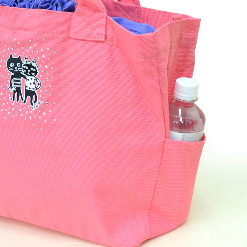 キャッツフレンズエンブロイダリーLバッグ