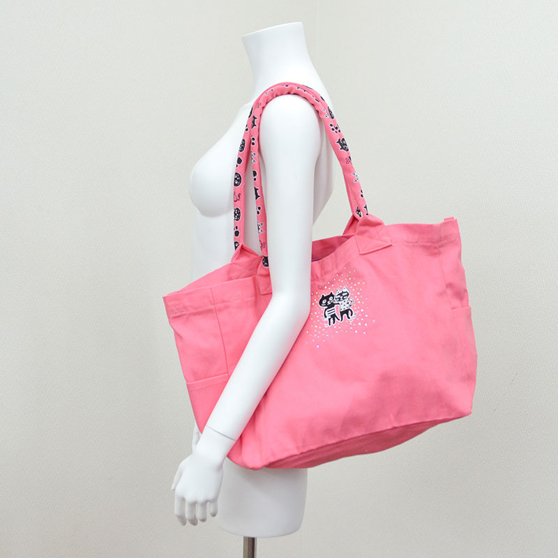 キャッツフレンズエンブロイダリーLバッグ