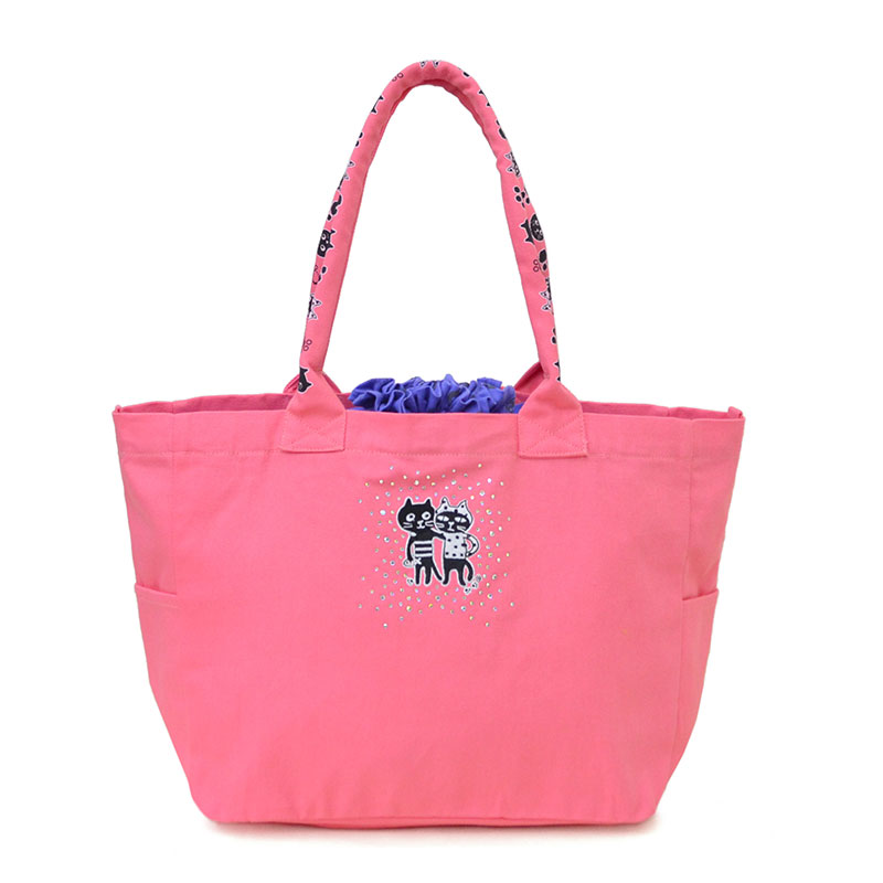 キャッツフレンズエンブロイダリーLバッグ