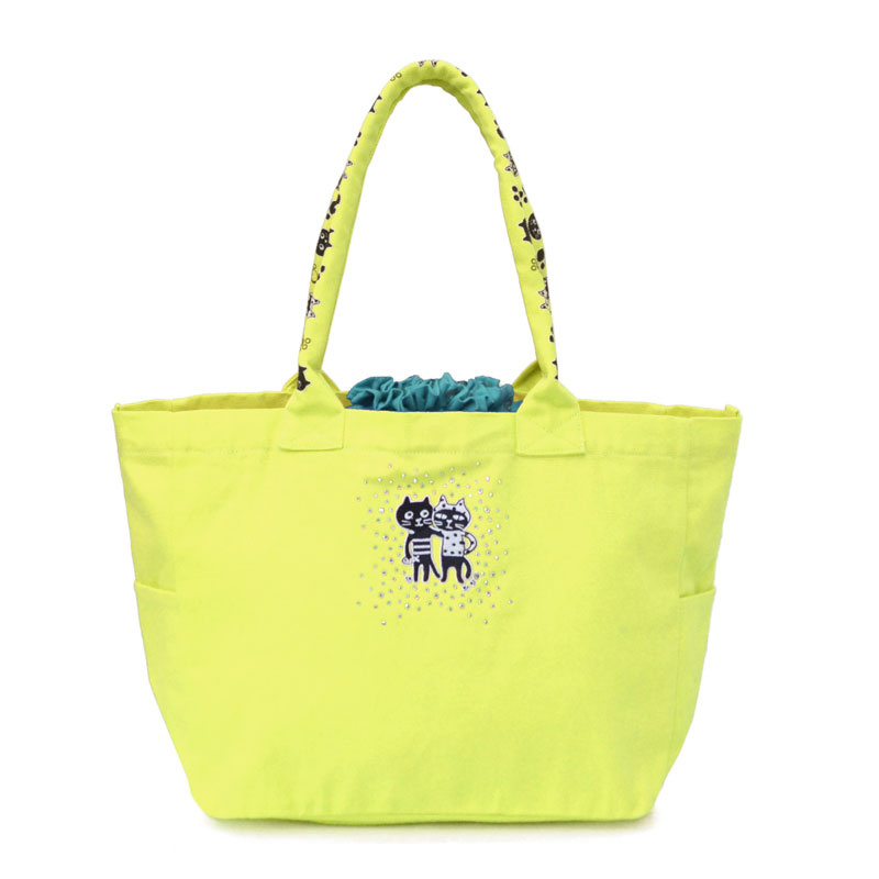 キャッツフレンズエンブロイダリーLバッグ