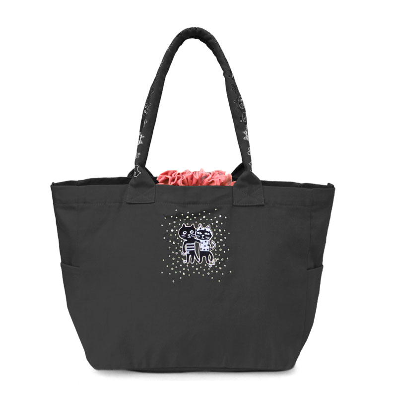 キャッツフレンズエンブロイダリーLバッグ