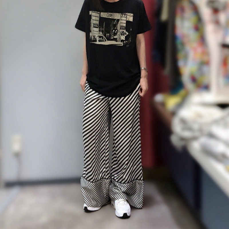 インポート】ストライプ柄ワイドパンツ | インポート | Pebbly公式通販  