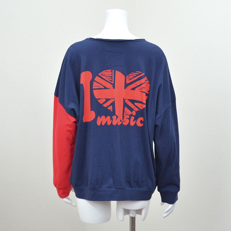 00's ユニオンジャック ロングスリーブ グランジ系 ユニオンジャックシフトロングTシャツ | トップス,長袖 | Pebbly