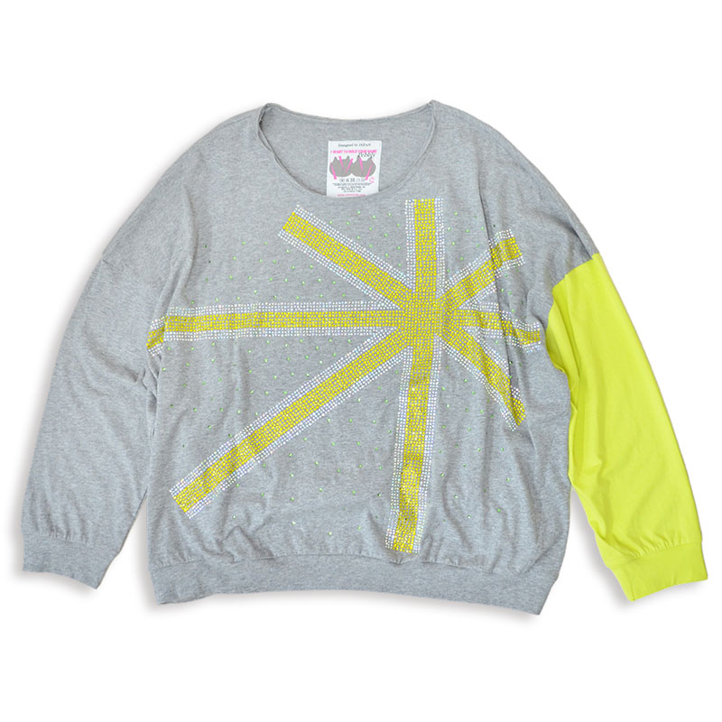 ユニオンジャックシフトロングTシャツ | トップス,長袖 | Pebbly