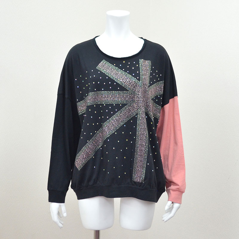 ユニオンジャックシフトロングTシャツ | トップス,長袖 | Pebbly
