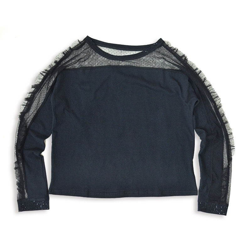 トゥインクルレースロングTシャツ