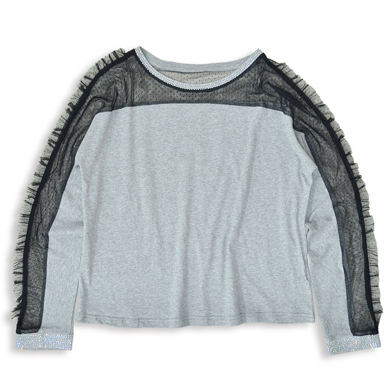 トゥインクルレースロングTシャツ