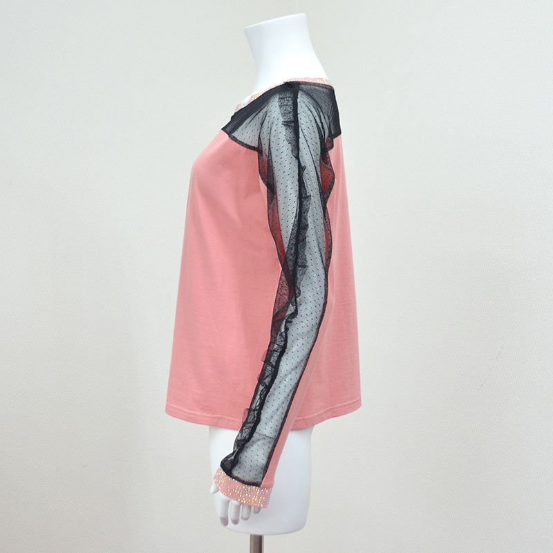 トゥインクルレースロングTシャツ