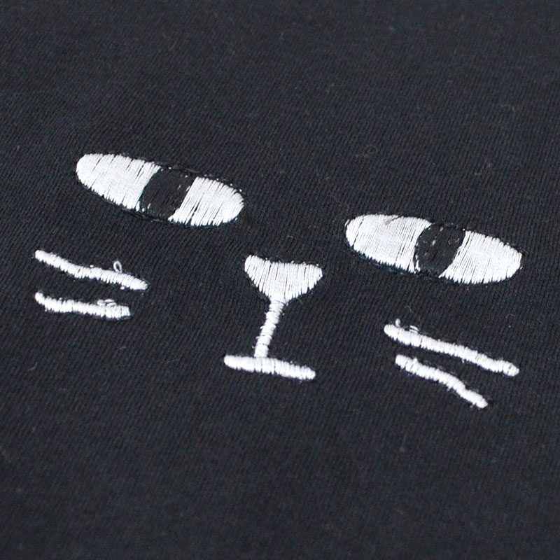 Me&YoアイズエンブロイダリーロングTシャツ