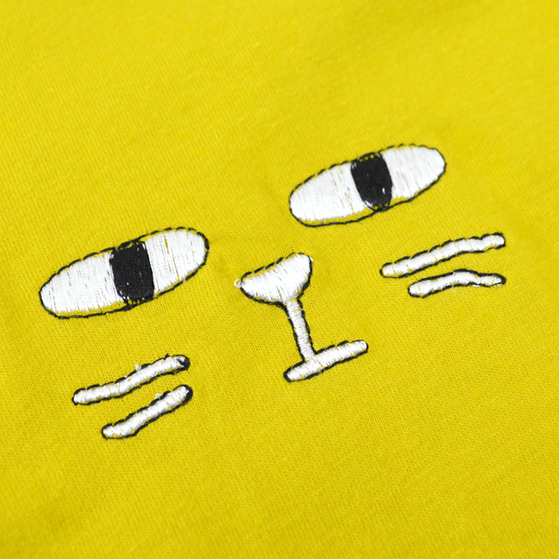 Me&YoアイズエンブロイダリーロングTシャツ