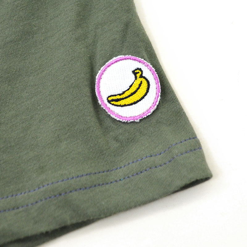 【BANANA Tees】Grape GREEN/GRAY