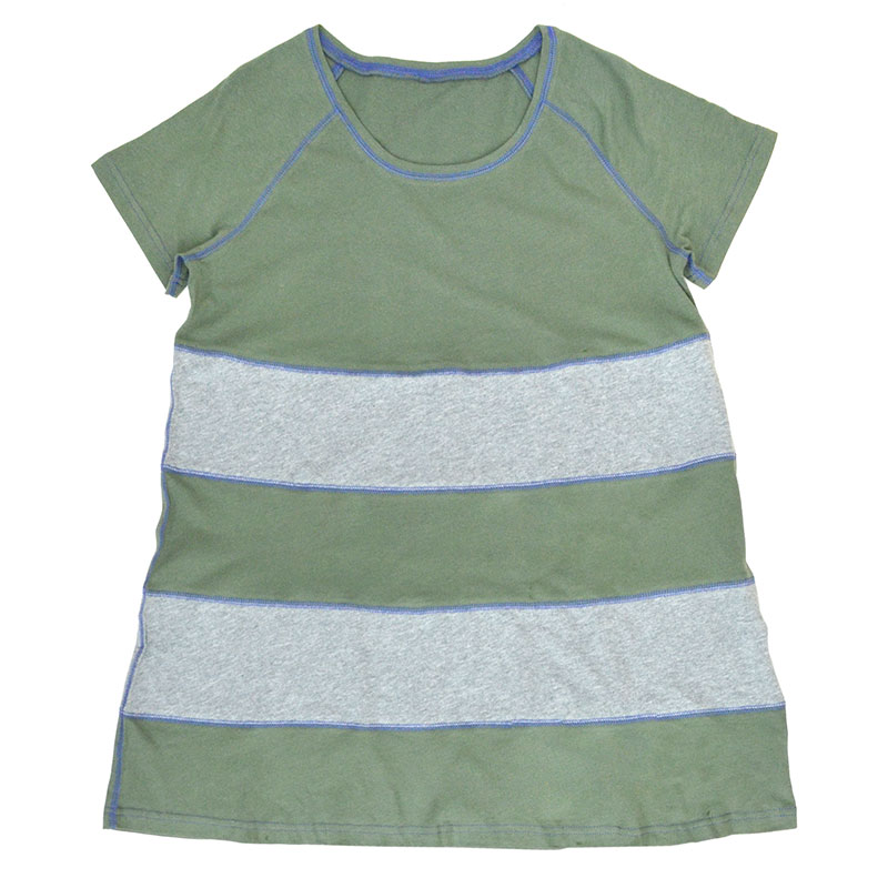 【BANANA Tees】Grape GREEN/GRAY