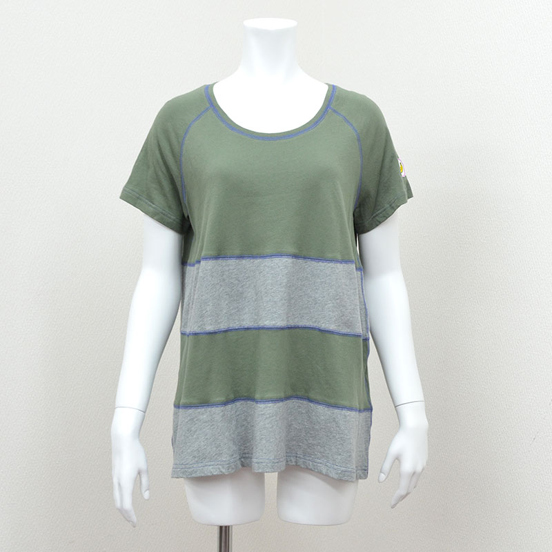 【BANANA Tees】Grape GREEN/GRAY