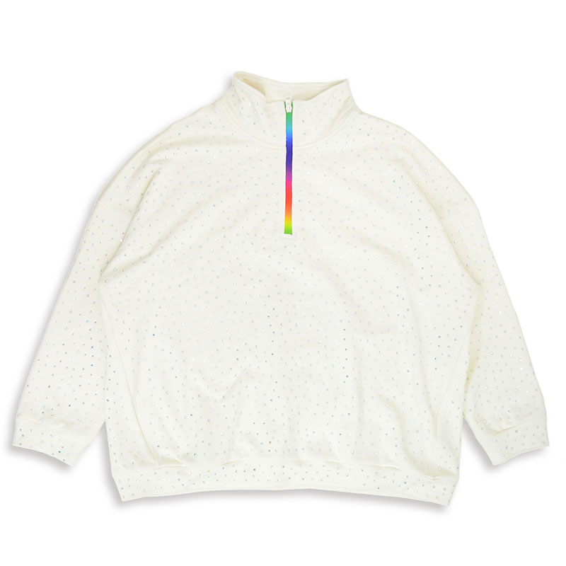 トゥインクルジップスウェット