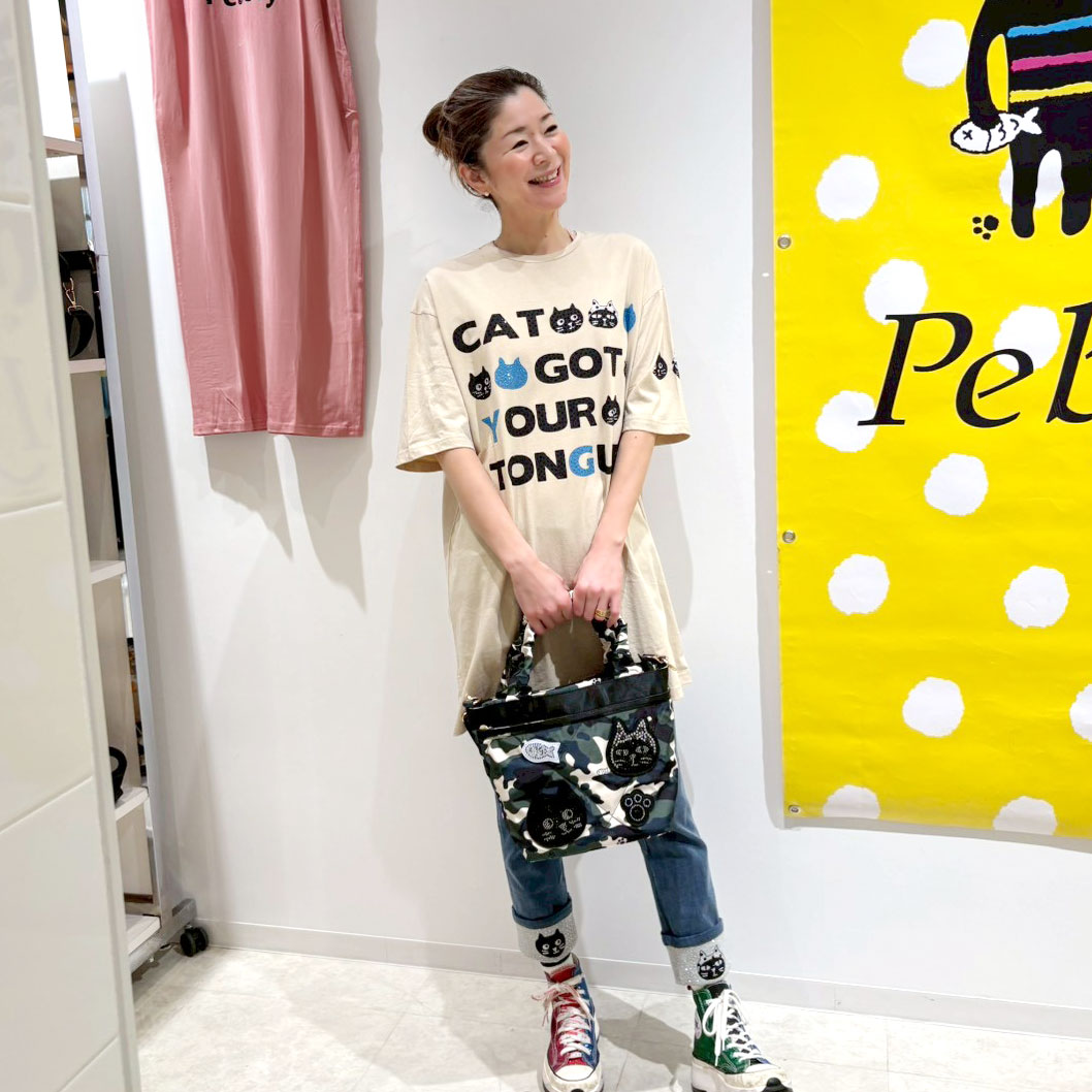 Me&Yo Tongue Tシャツワンピース